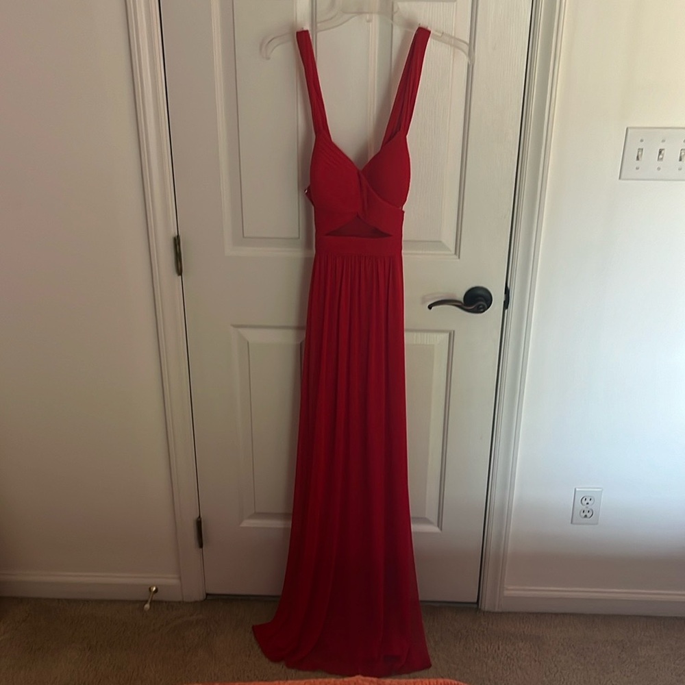Gorgeous Cache red gown